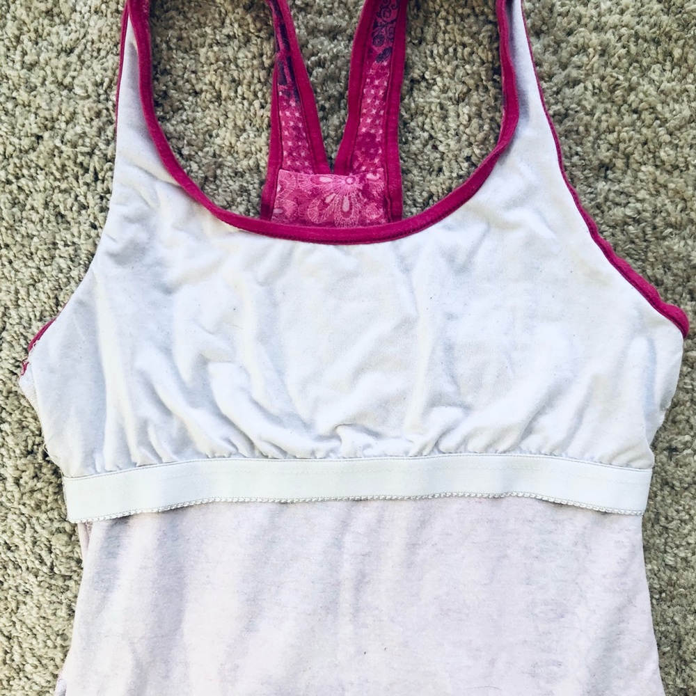 Everlast Pattern Racerback Tank with Shelf Bra - Picture 6 of 8